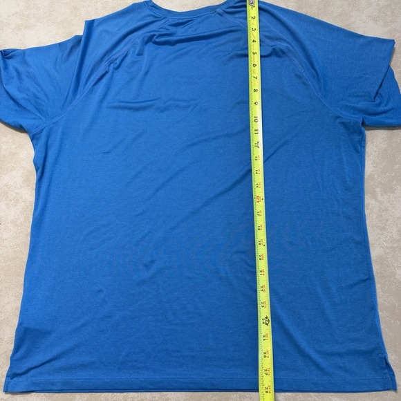 The North Face Athletic T Shirt Mens XL Blue Short Sleeve Athletic Tee - Picture 6 of 6